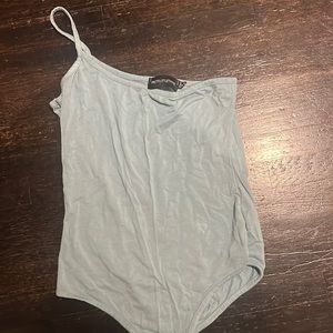PLT blue one strap bodysuit 🩵